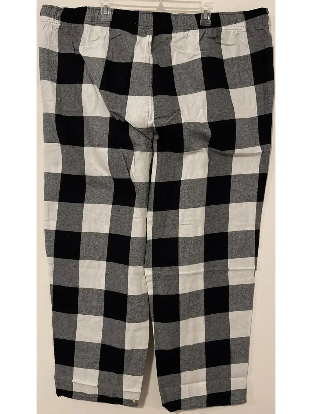 Old Navy Mens 4xl White Black Plaid Lounge Cotton PJ Pants w/Pockets NWT! A5510
